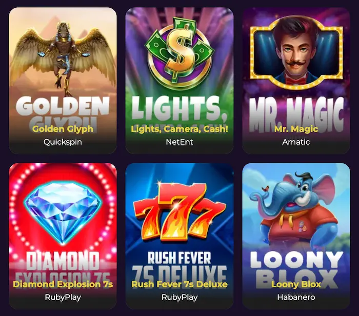 PRIVÉ CASINO Offres Spéciales games